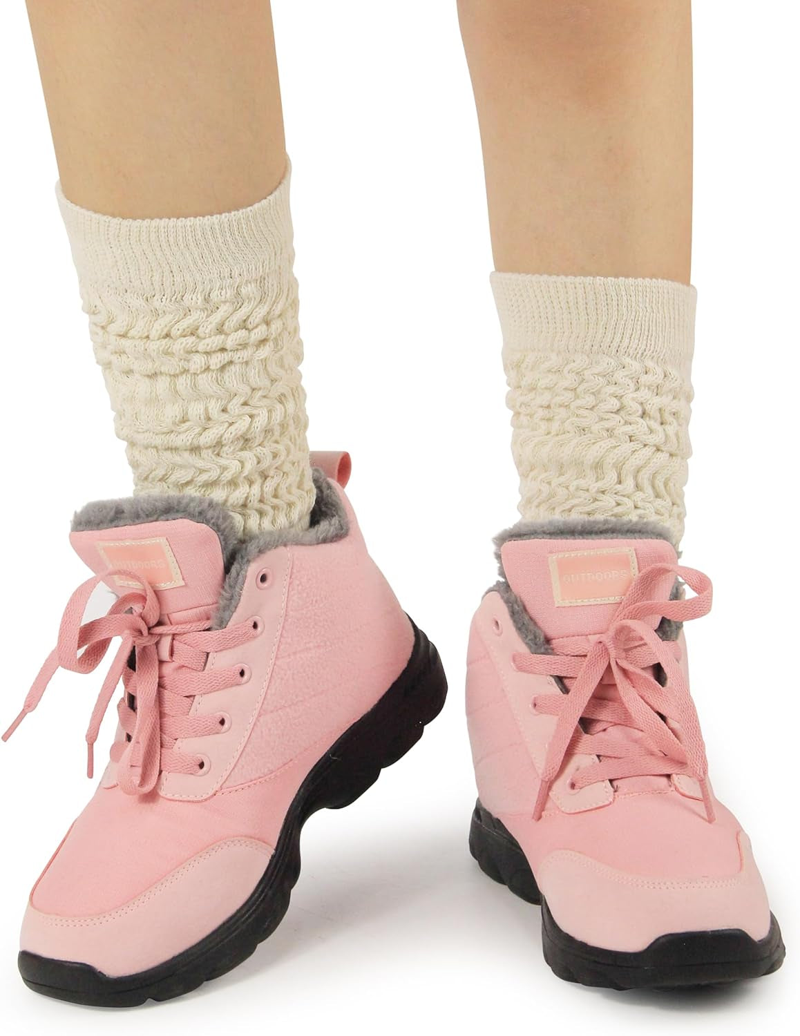 Slouch Socks Women Thigh High Boot Socks Soft Scrunch Socks Size 5-11