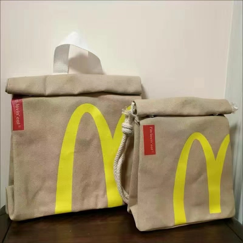 Cute Cartoon French Fries Packaging Bag